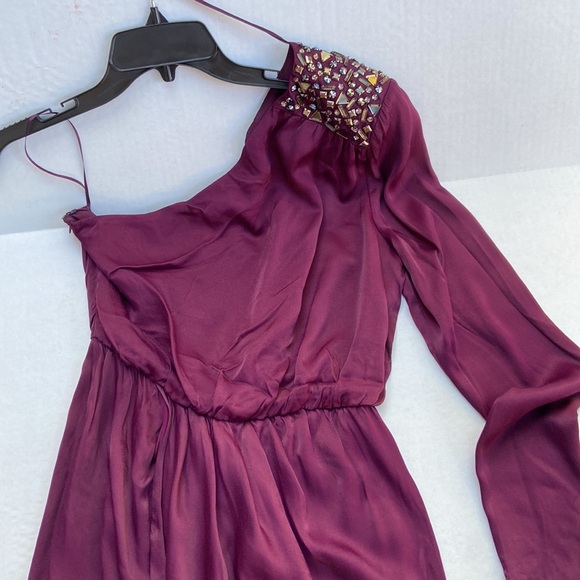 New Guess One shoulder Draped Dress - Picture 6 of 9